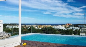 Maison Ibiza - Santa Eulalia avec vue sur la mer et le coucher du soleil