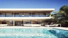 Nouveau projet luxueux d'une villa ultra-moderne à Talamanca
