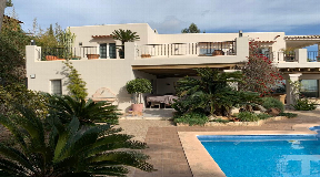 Villa à Can Furnet avec une vue imprenable sur la ville d'Ibiza