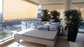 Appartement de luxe avec de grandes terrasses dans un quartier exclusif d'Ibiza à vendre